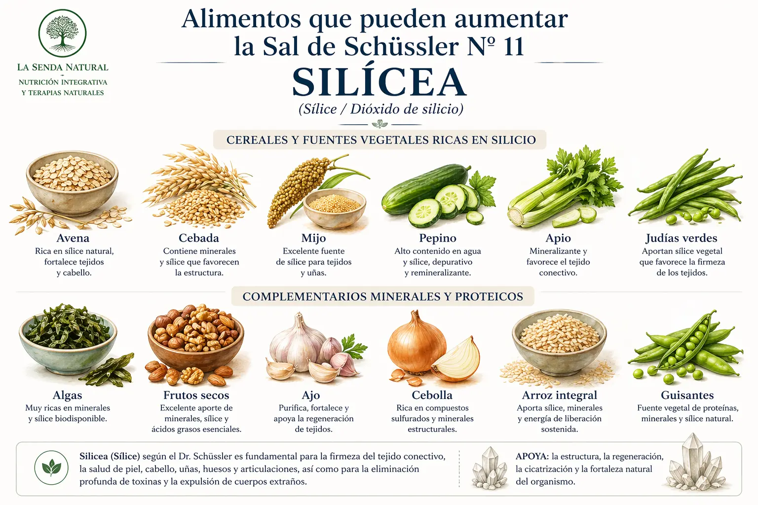 Alimentos y silicea
