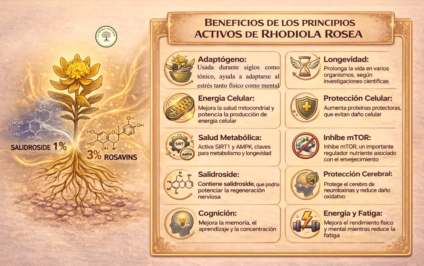 Beneficios de Rhodiola rosea