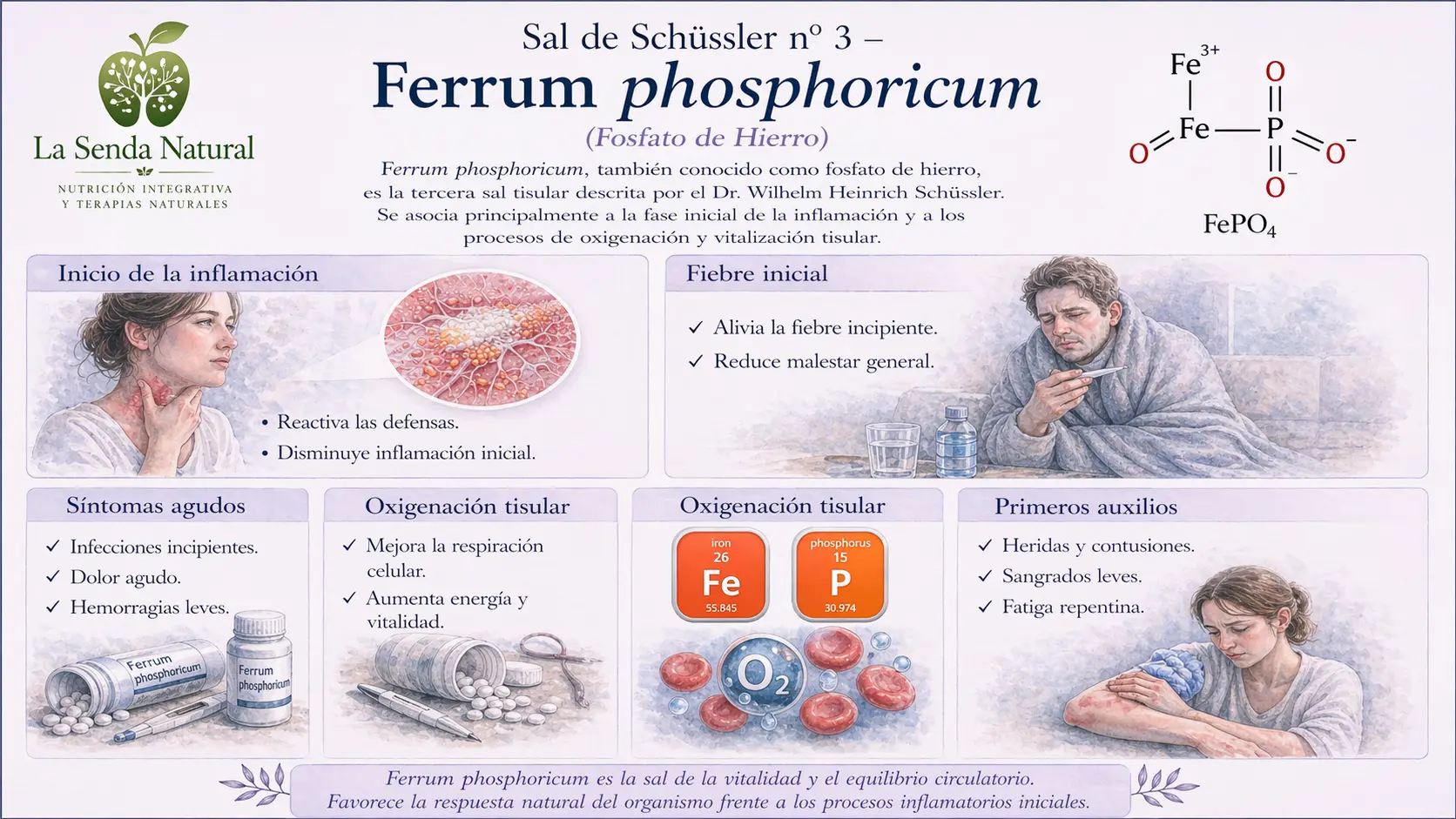 Conceptos básicos de ferrum fosforicum