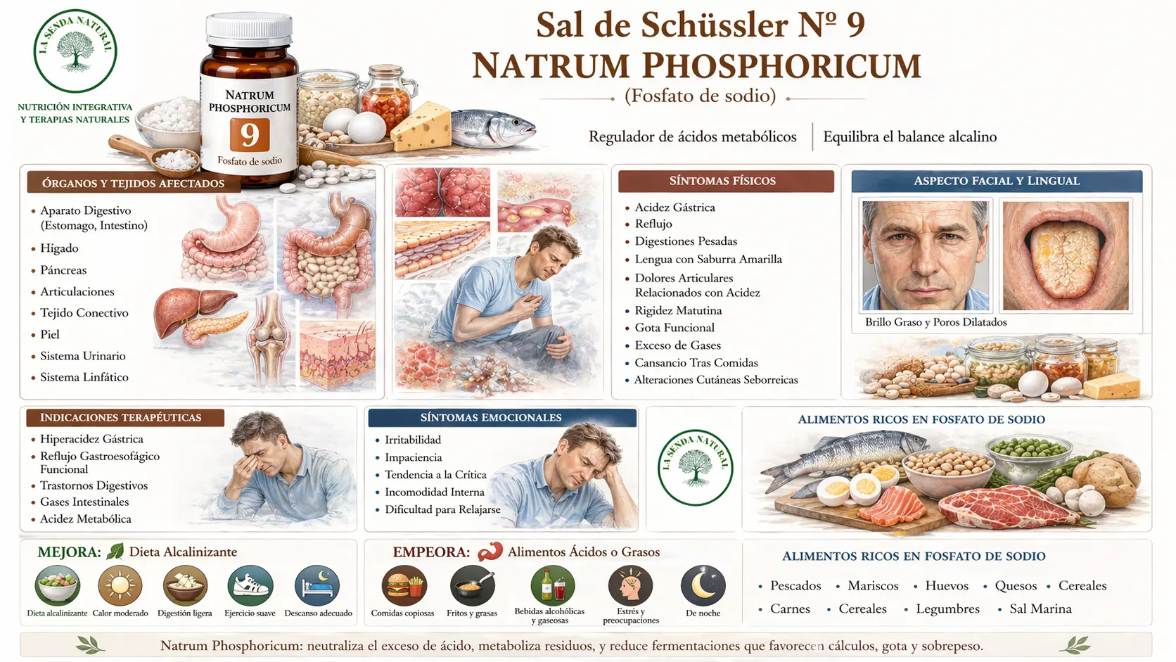 Conceptos generales de Natrum fosforicum