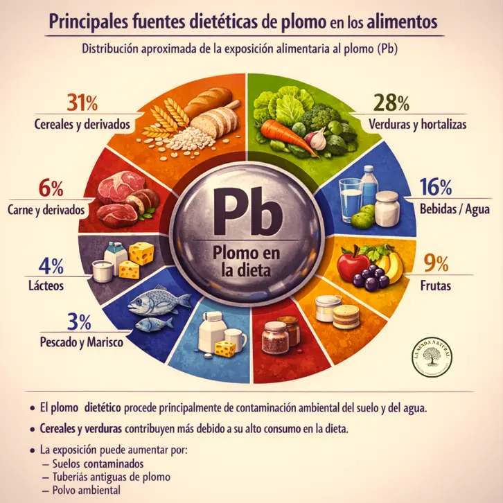 Fuentes alimentarias de plomo