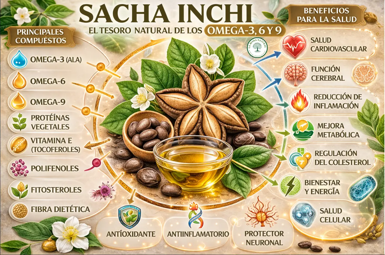Infografía del Sacha Inchi