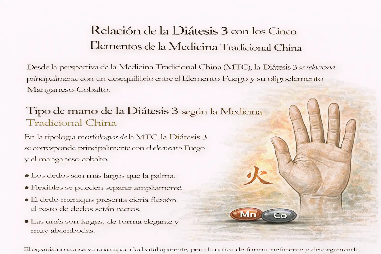 Relación de la diatésis 3 y la MTC