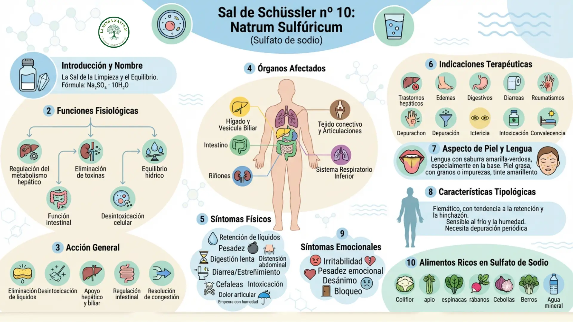 Sal nº 10 Natrum sulfuricum