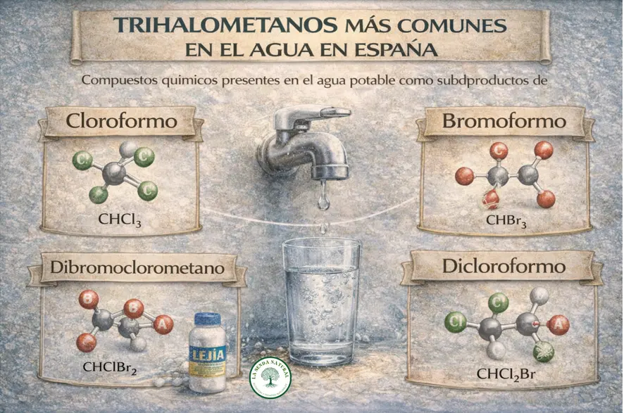 Trihalometanos más comunes en España