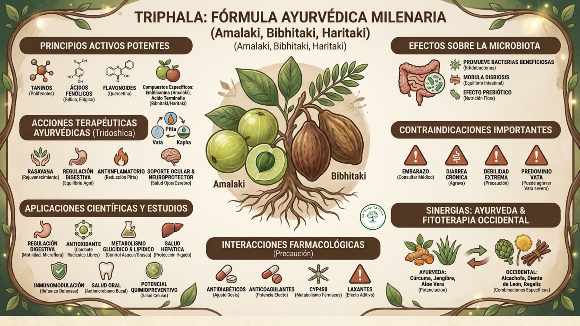 Triphala los tres tesoros