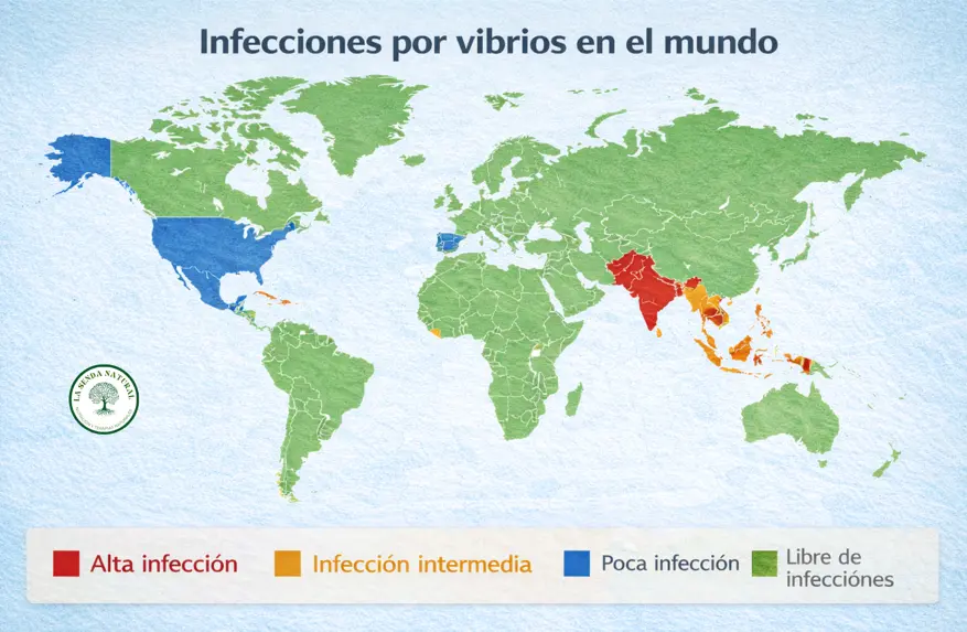mapa de infecciones por cólera