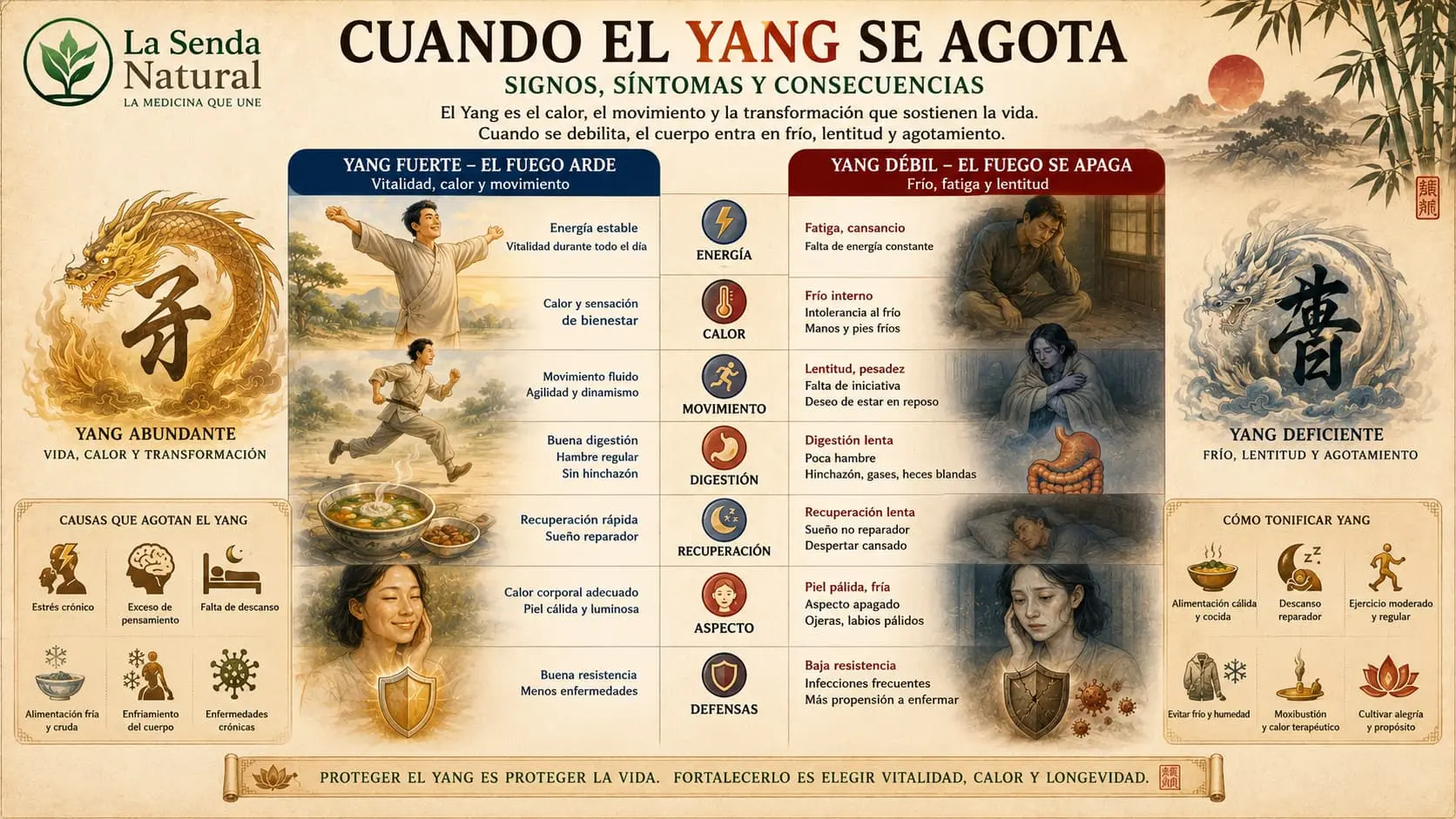 Cuando el Yang se agota