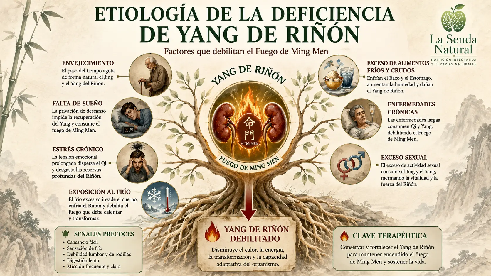 ETIOLOGIA DE LA DEFICIENCIA DE YANG DE RIÑÓN