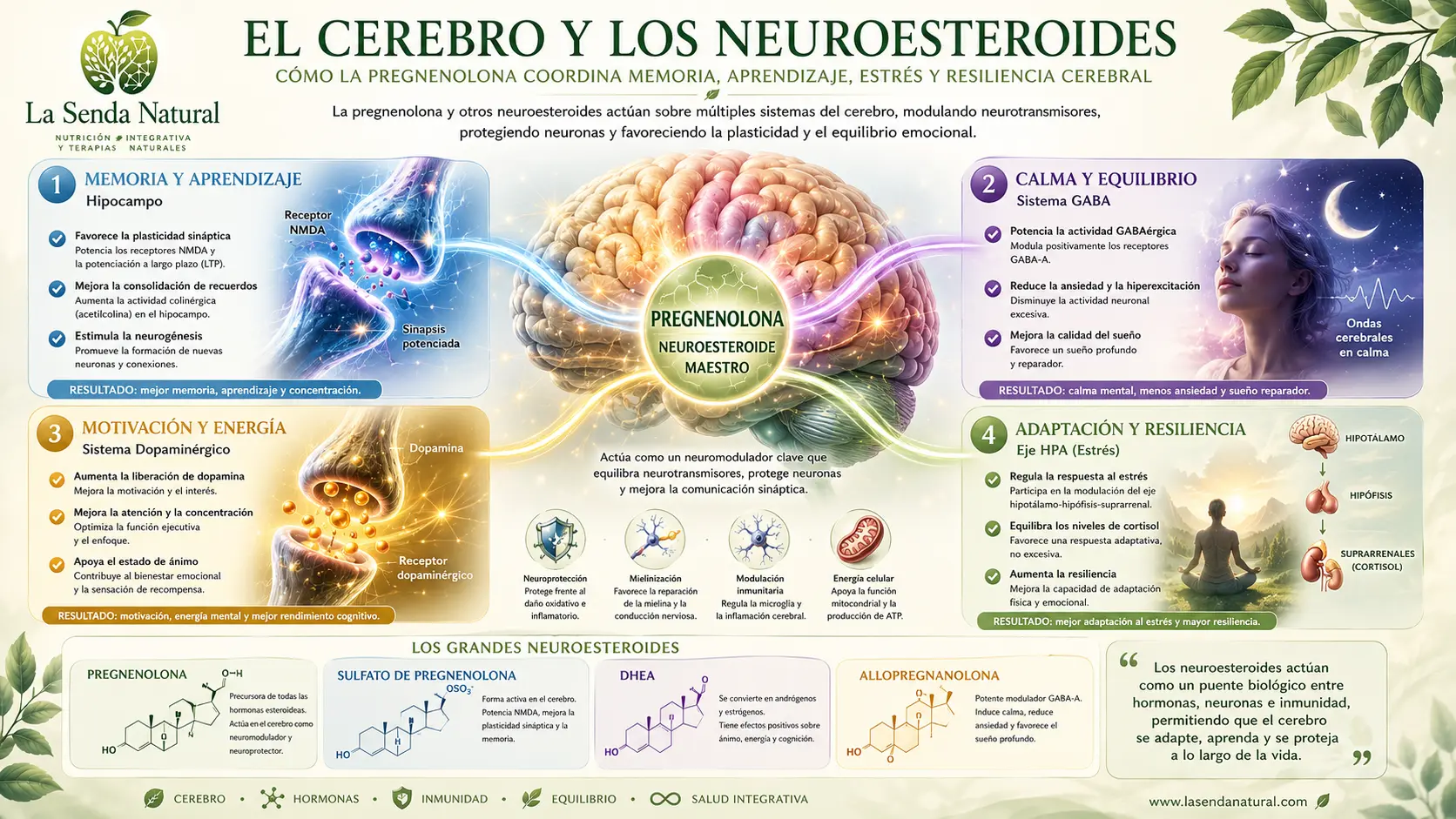 El cerebro y los neuroesteroides
