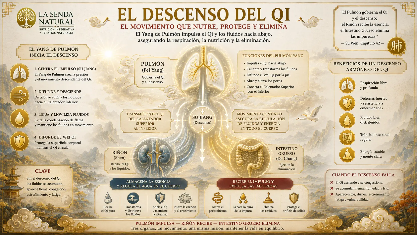 El descenso del Qi