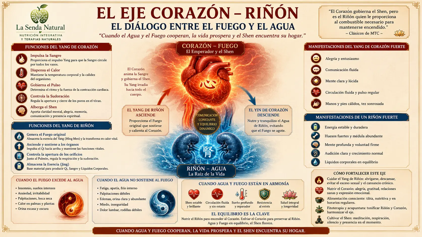 Yang de Corazón e Intestino Delgado