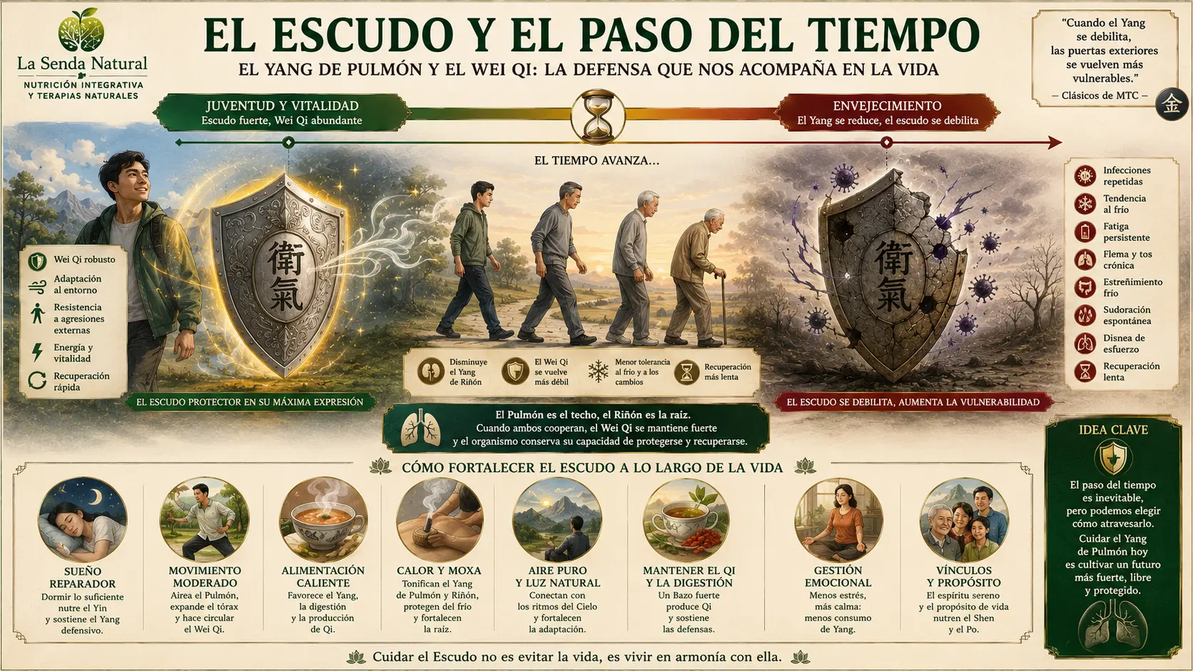 El escudo y el paso del tiempo