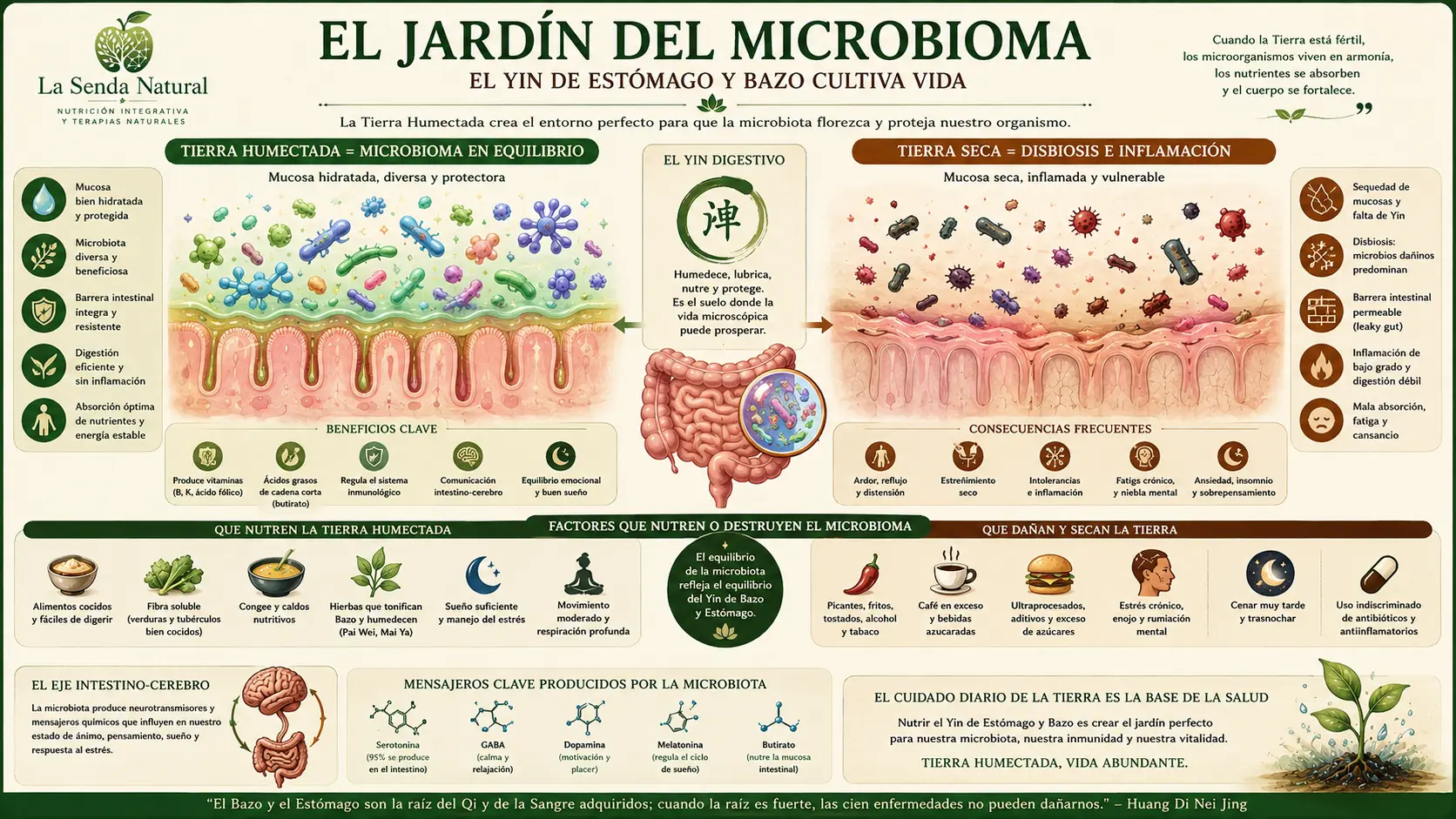 El jardín del microbioma