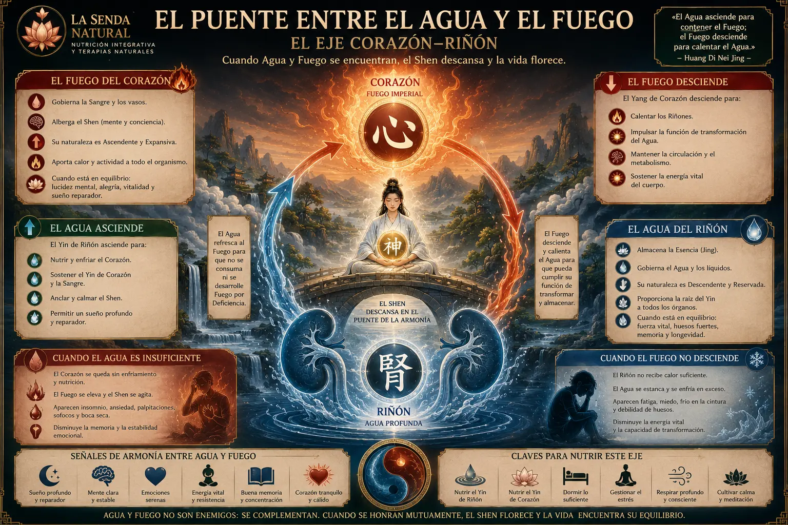 El puente entre el agua y el fuego