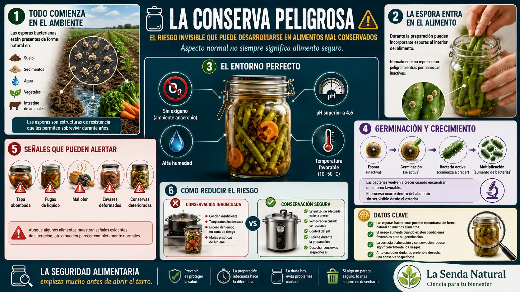 Clostridium botulinum. La conserva peligrosa