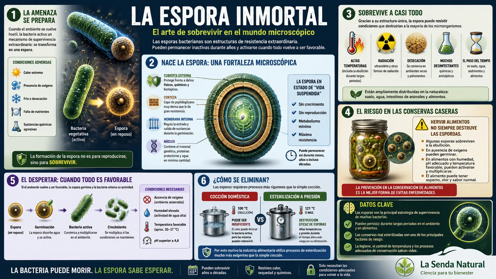 La espora inmortal