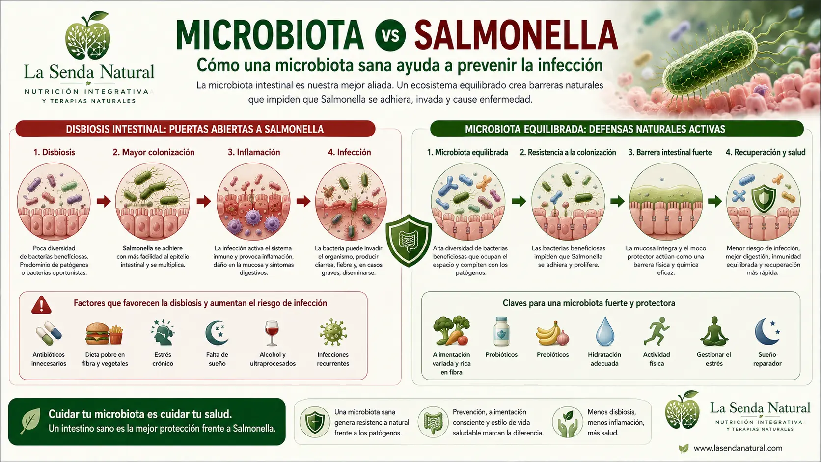 Salmonella 8 Microbiota y Salmonella