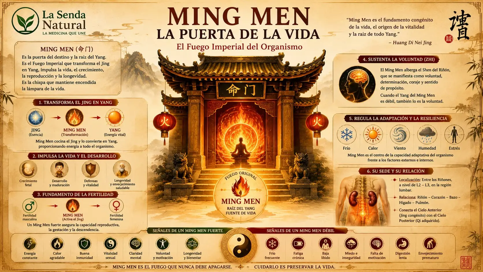 Ming Men la puerta de la vida