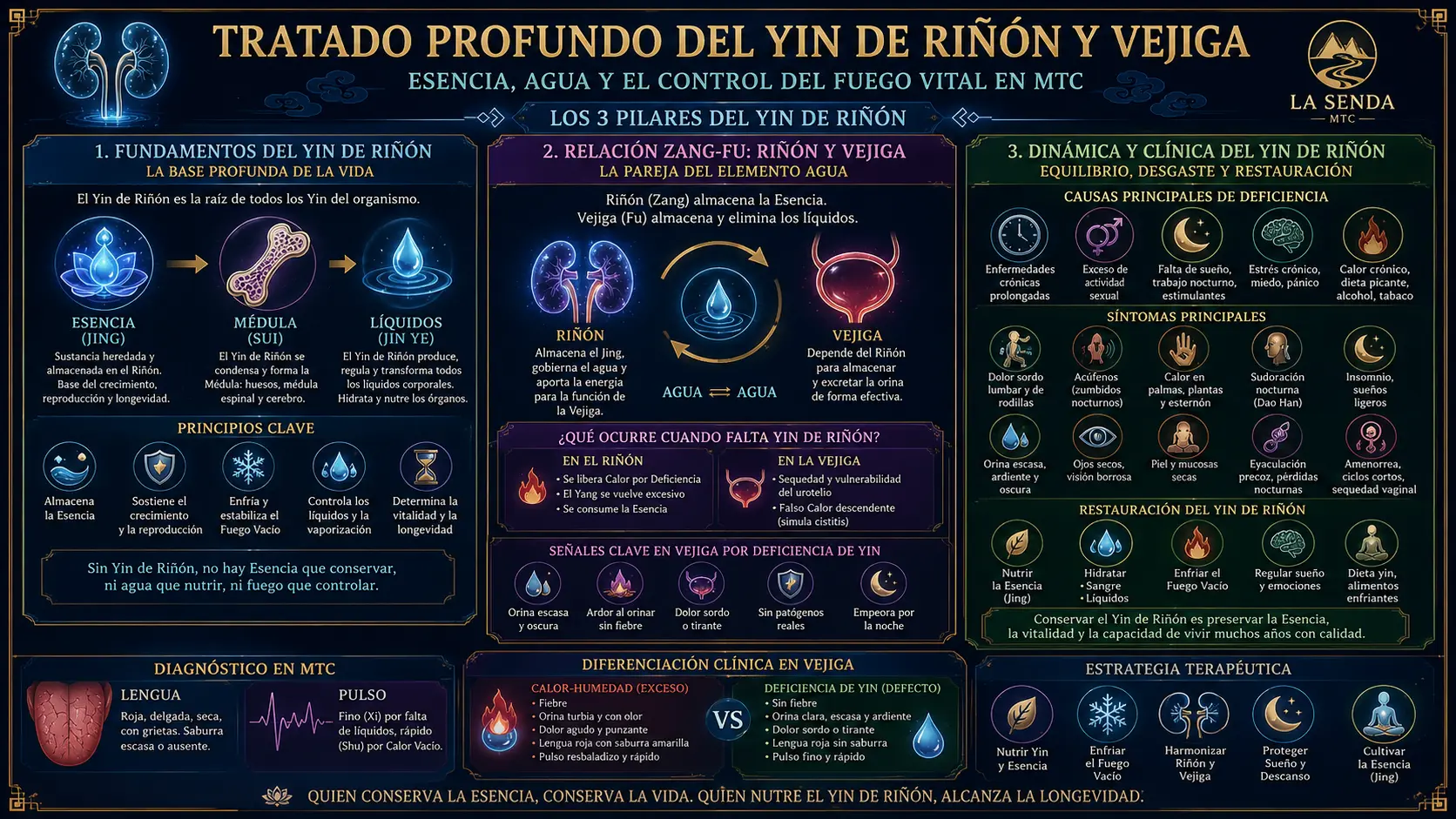 Tratado produndo del Yin de riñón y de la vejiga