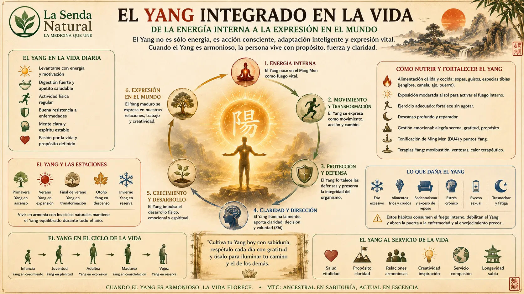 Yang integrado en la vida