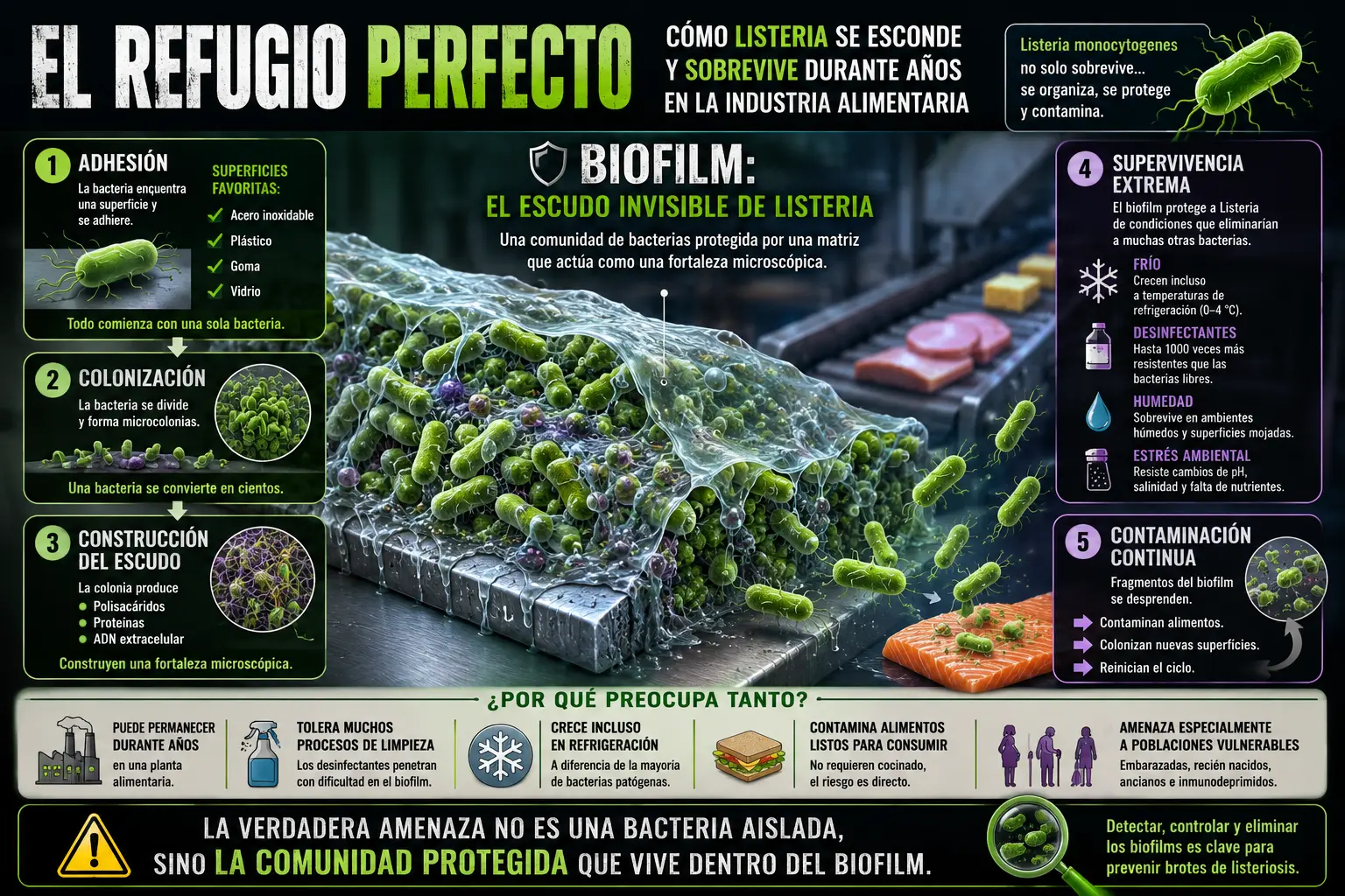 listeria el refugio perfecto
