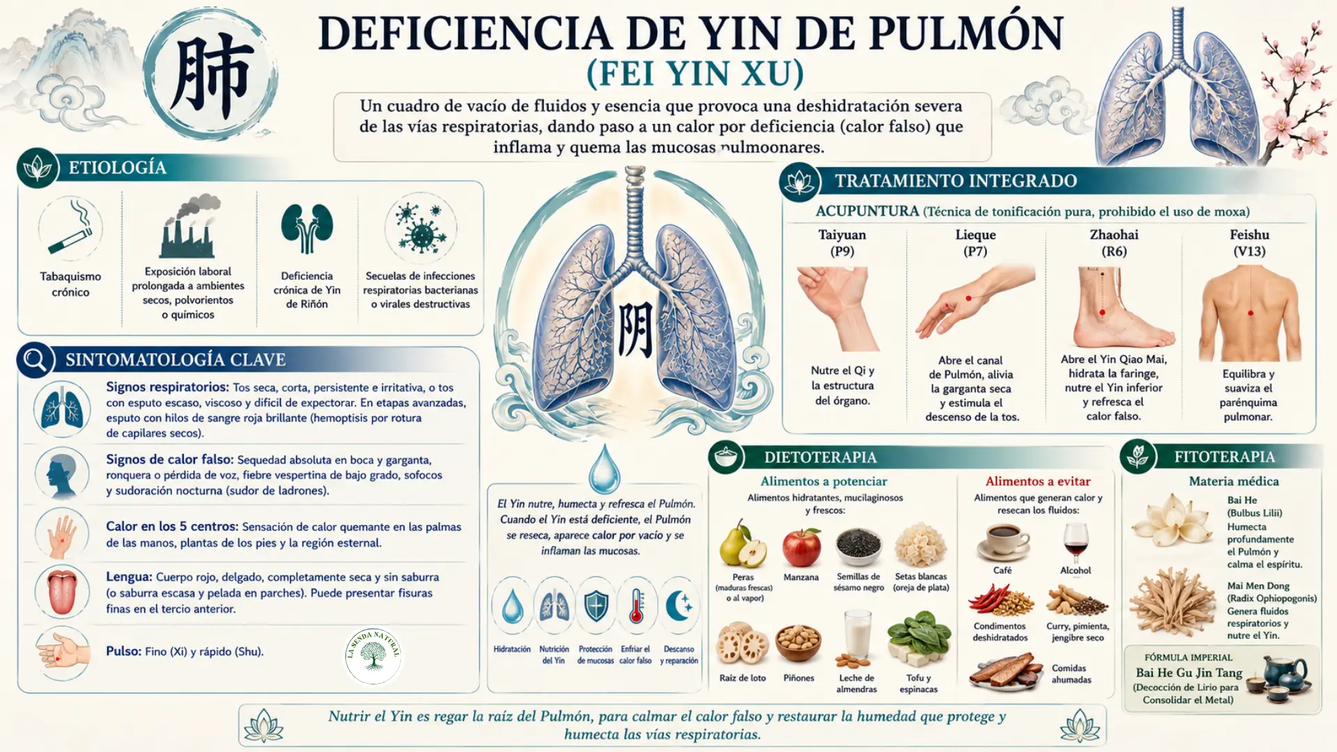 Deficiencia de Yin de Pulmón