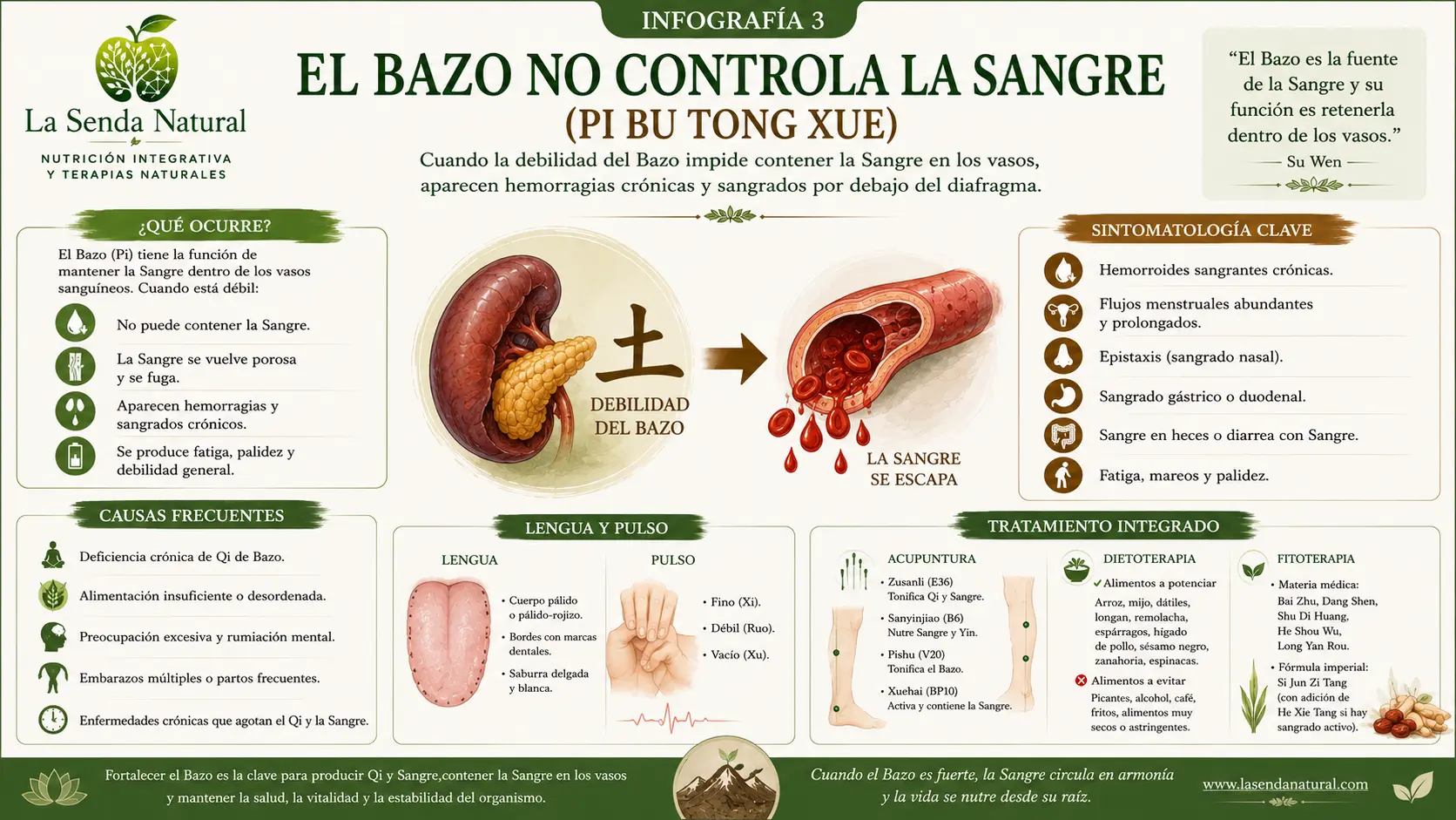 El bazo no controla la sangre