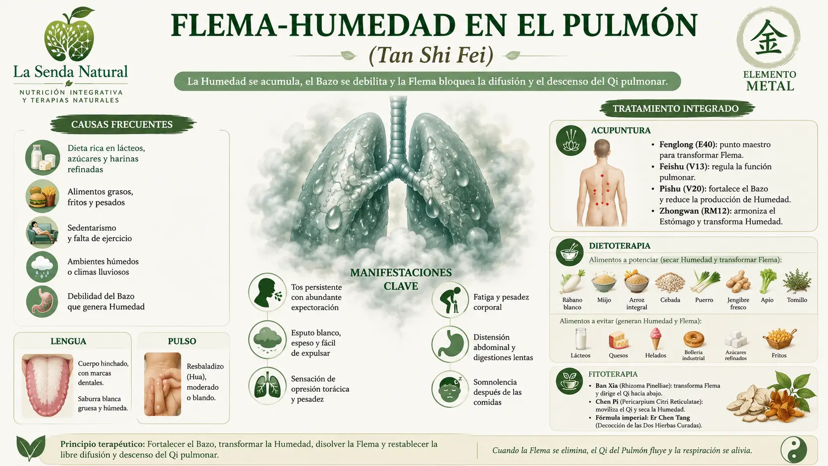 Flema-Humedad en el pulmón