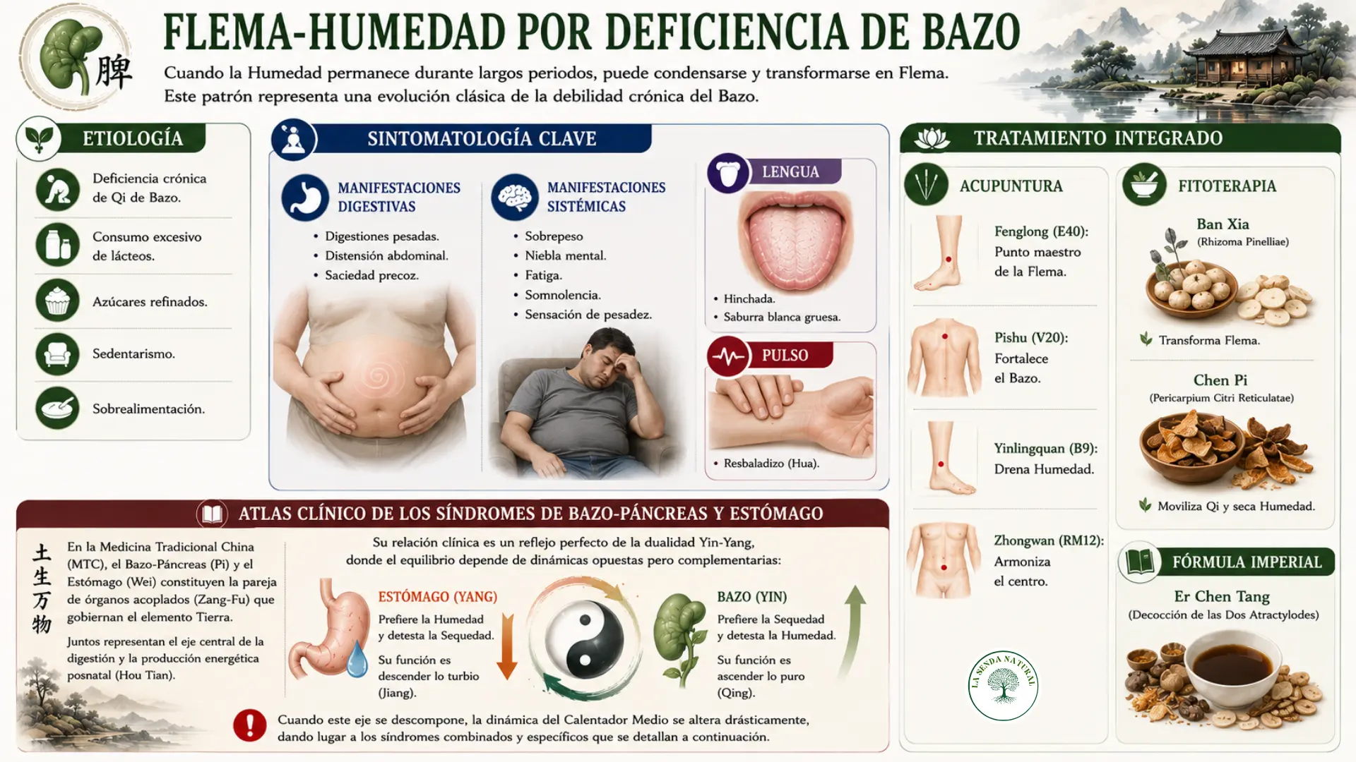 Flema-Humedad por deficiencia de Bazo