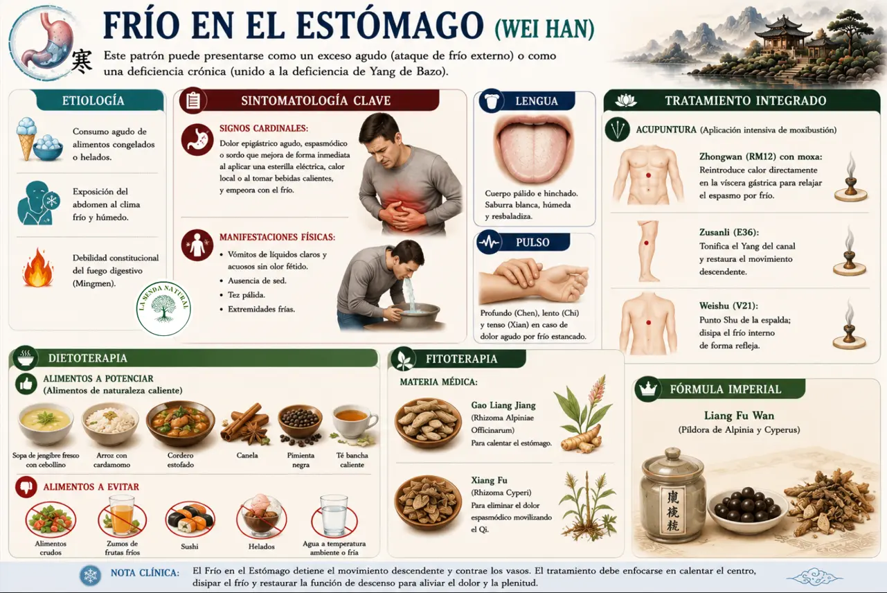 Frío en el estómago