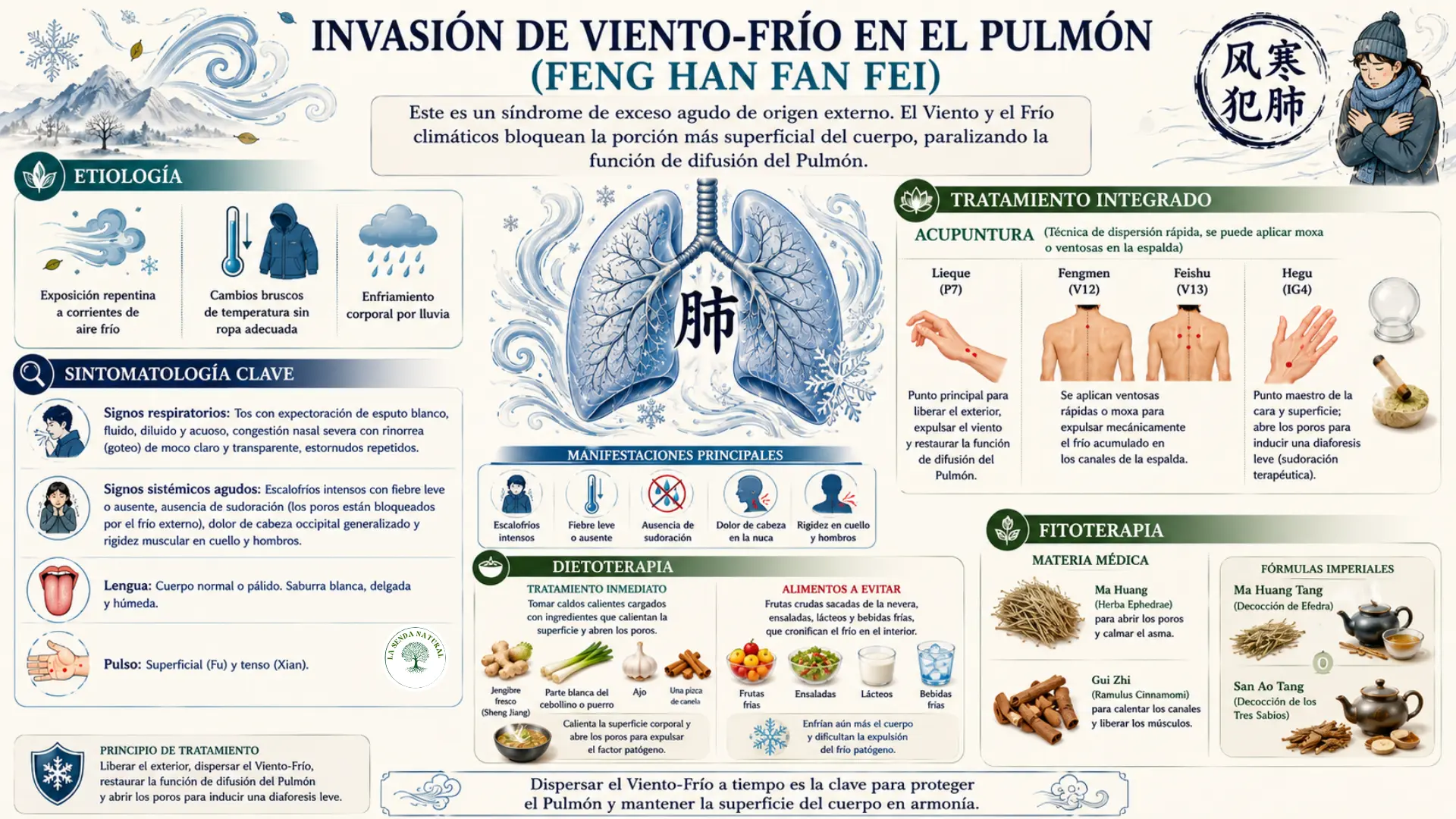 Invasión de Viento-Frío en el Pulmón